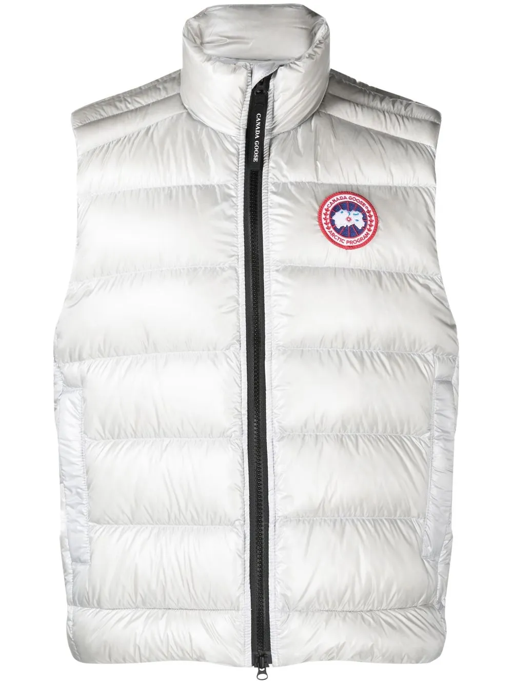 Canada Goose logo-patch padded gilet - Grey