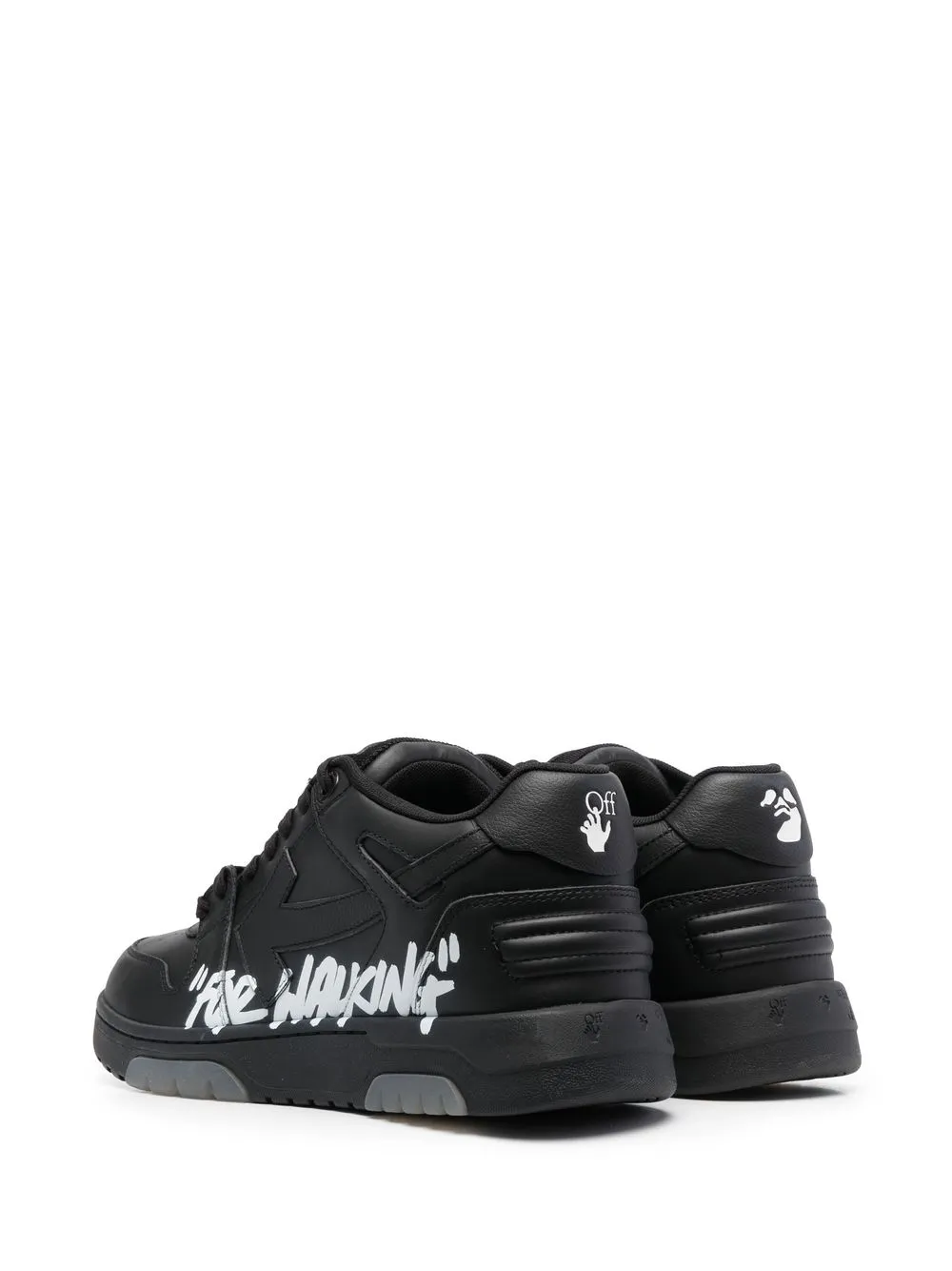 Off White Out Of Office Low Top Sneakers Black FARFETCH