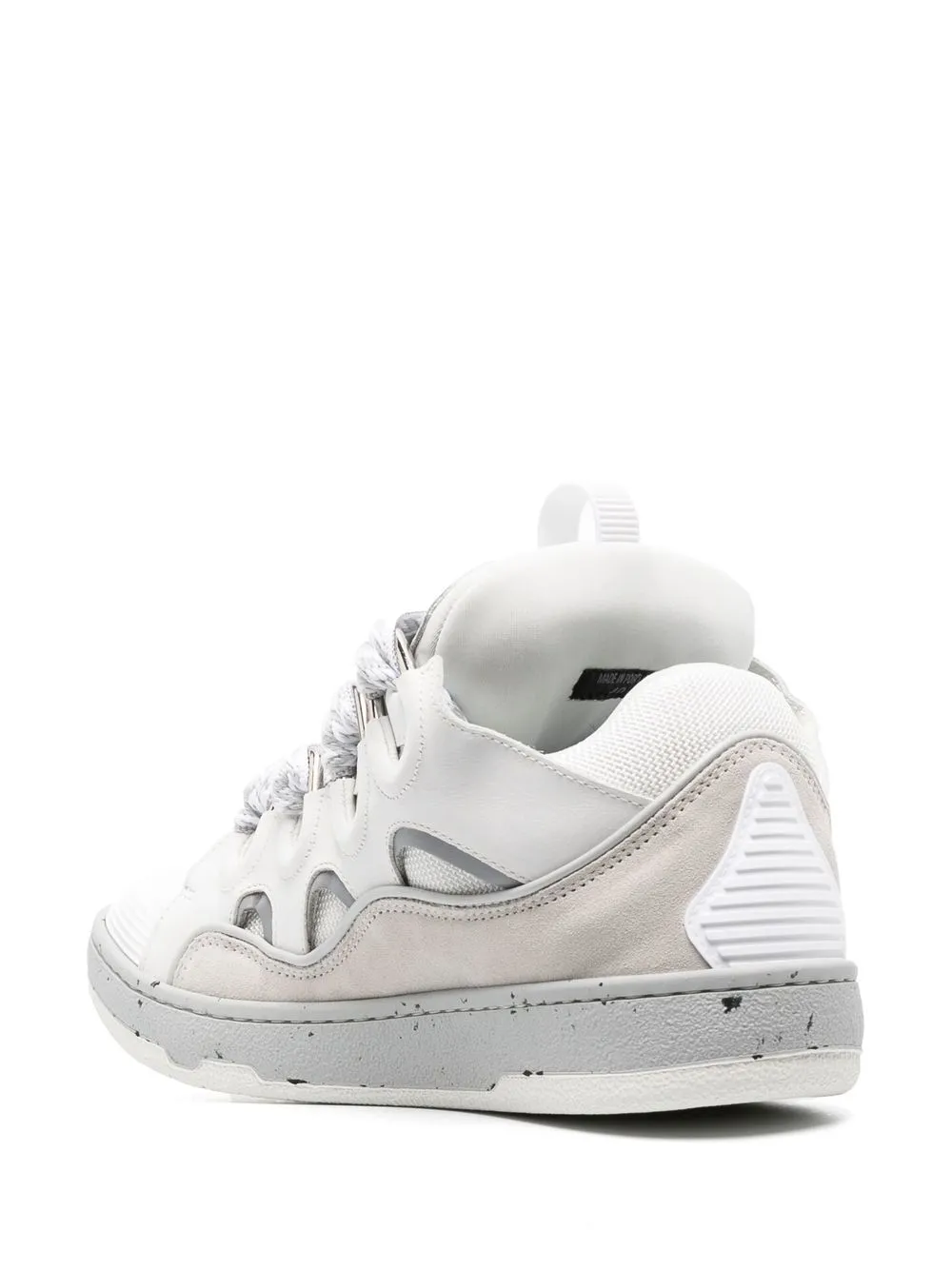 Lanvin Curb Panelled Sneakers Farfetch