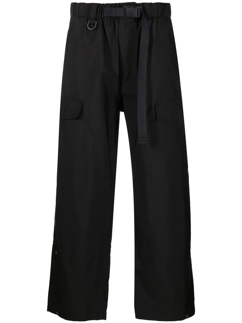 Y-3 belted cargo trousers - Black