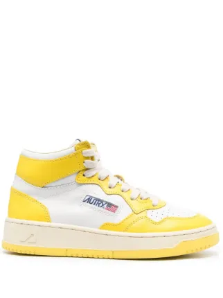 Autry Two Tone High Top Sneakers Farfetch