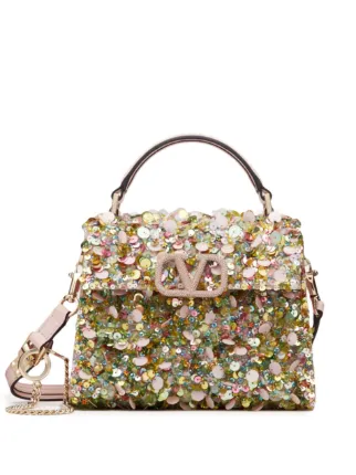 Valentino Garavani Mini Vsling Embellished Tote Bag Farfetch