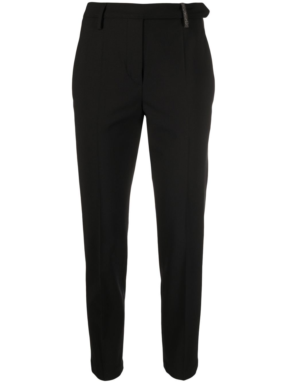 Brunello Cucinelli High Waisted Cropped Trousers Farfetch