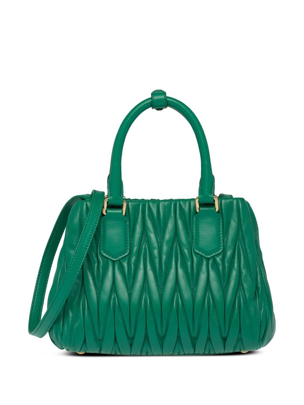 Miu Miu Matelass Nappa Leather Tote Bag Farfetch