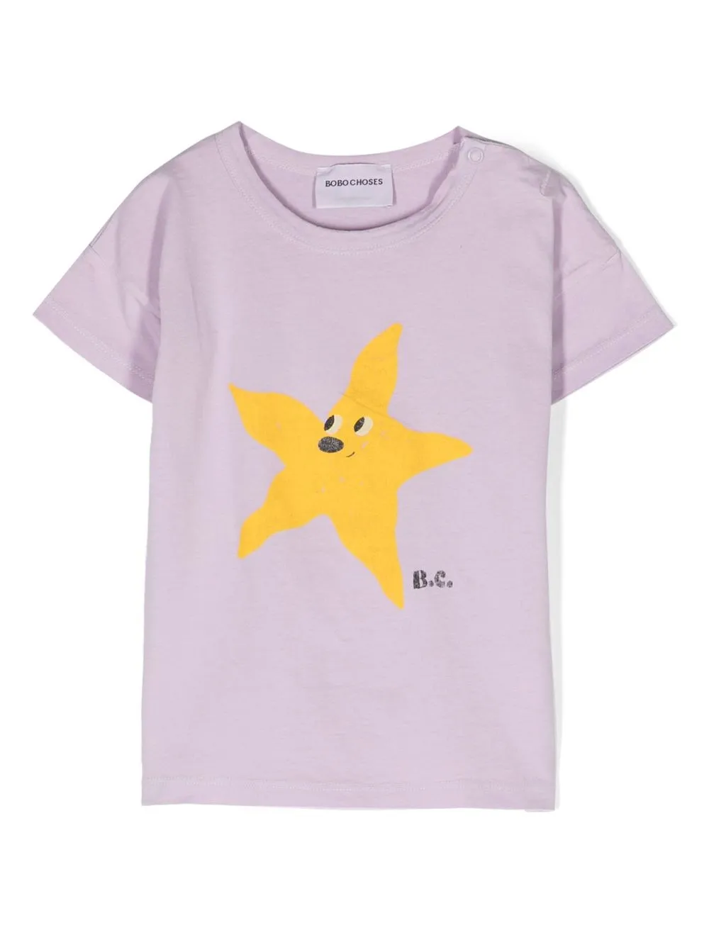 Bobo Choses star-print cotton T-shirt - Purple