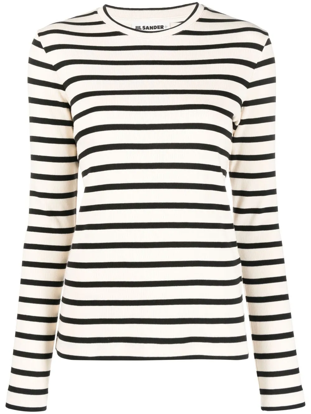 Jil Sander striped cotton top - Neutrals