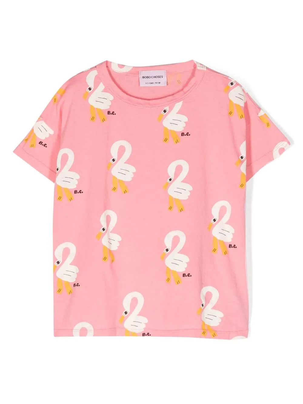 Bobo Choses graphic-print cotton T-shirt - Pink