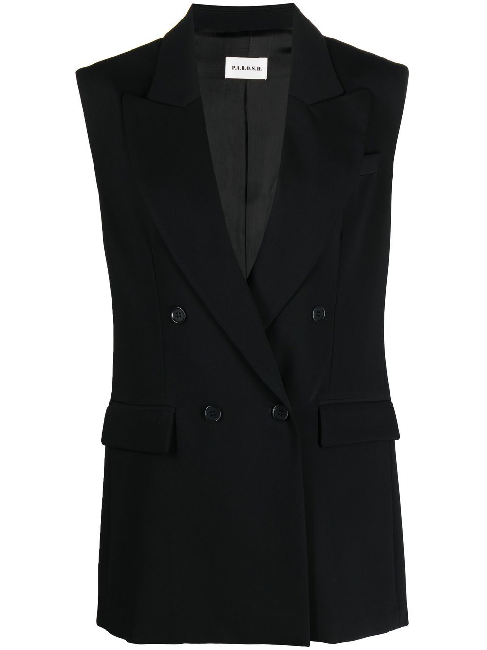 P A R O S H Double Breasted Tailored Waistcoat Farfetch