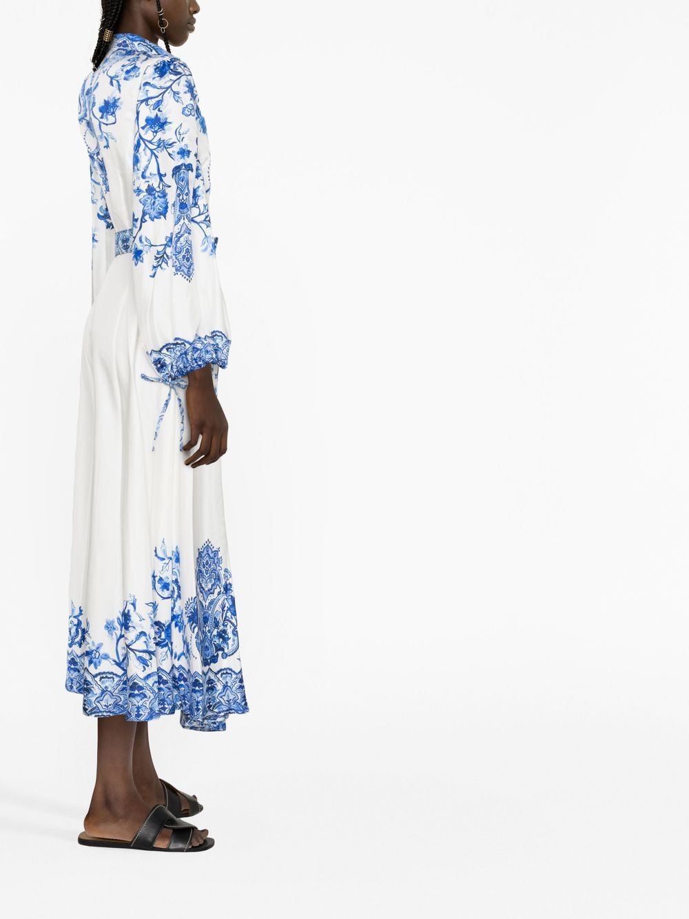 Polo Ralph Lauren Paisley Print Belted Midi Dress Farfetch