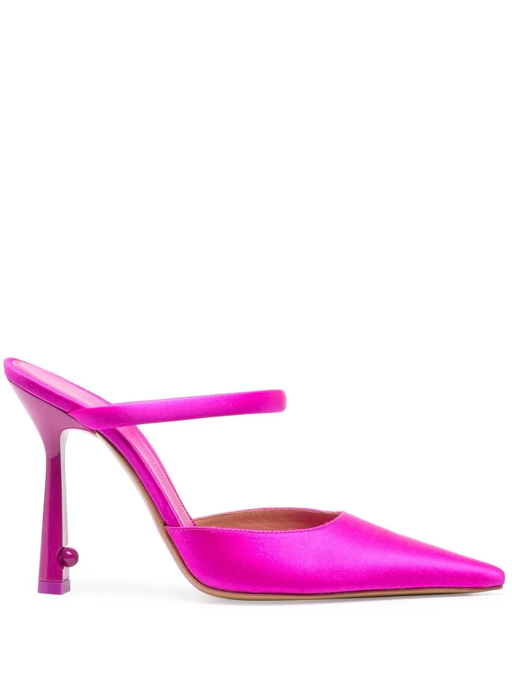 Off-White 110mm pointed-toe mules - Pink