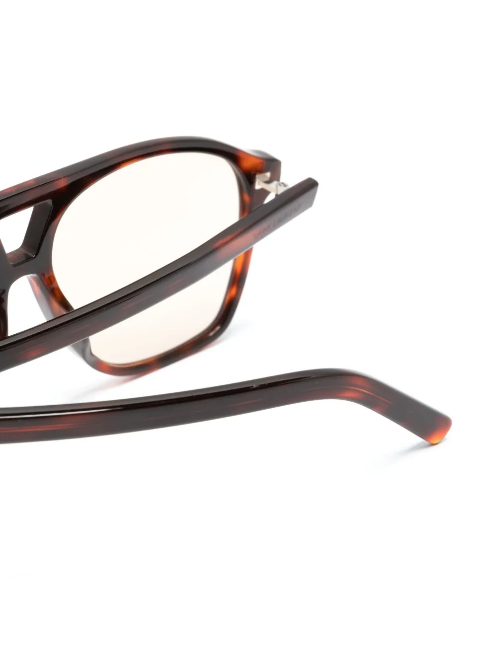 Saint Laurent Eyewear Sonnenbrille Mit Oversized Gestell Farfetch