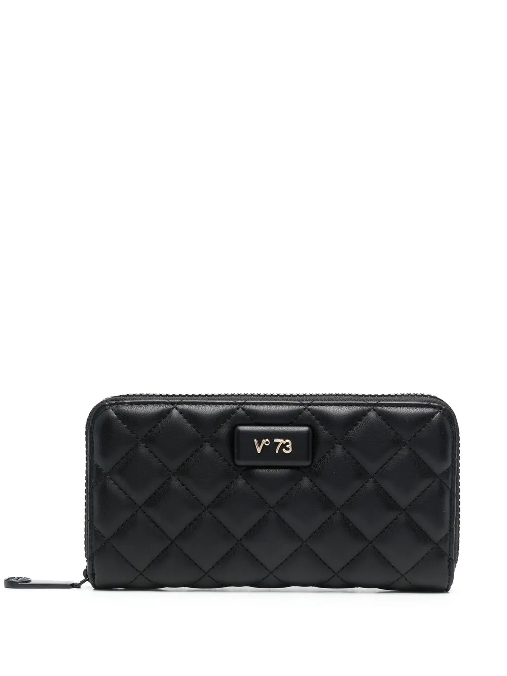 V°73 embossed-monogram wallet - Negro