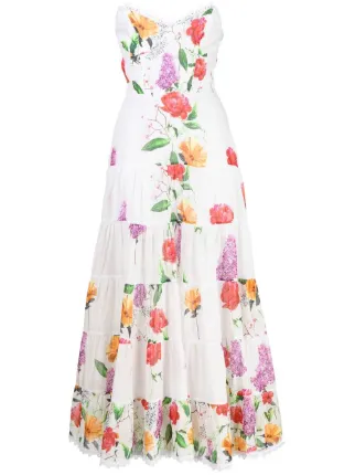 Charo Ruiz Ibiza Floral Print Maxi Dress Farfetch