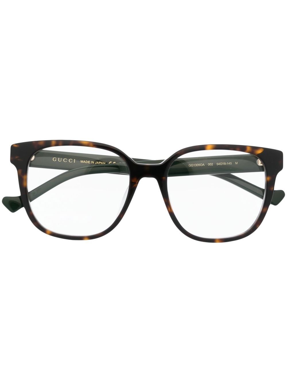 Gucci Eyewear Tortoiseshell Square Frame Glasses Farfetch