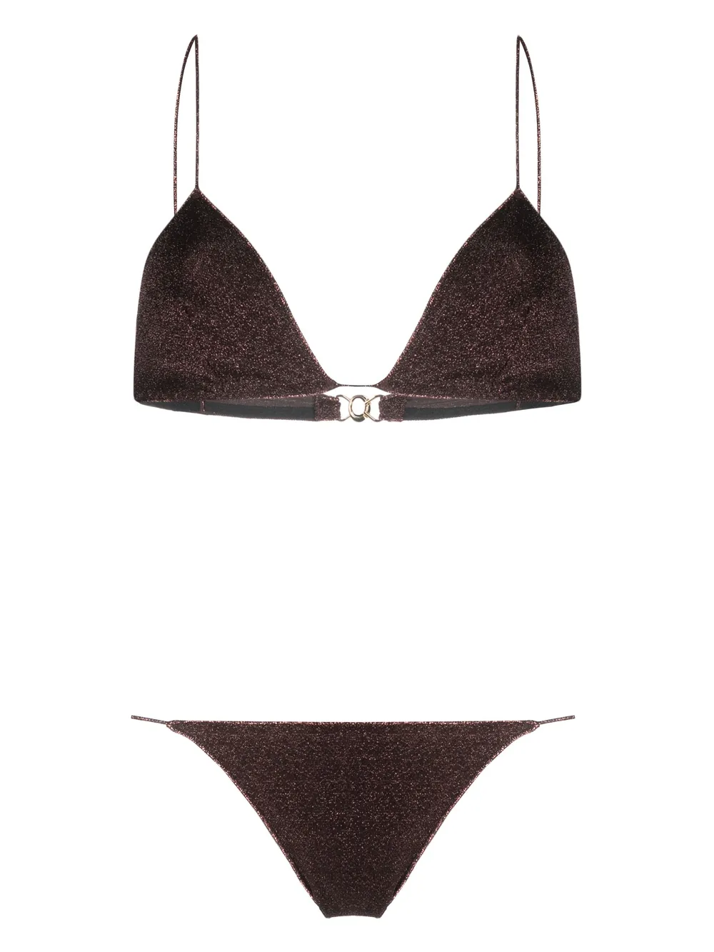 Os Ree Triangle Lam Bikini Farfetch