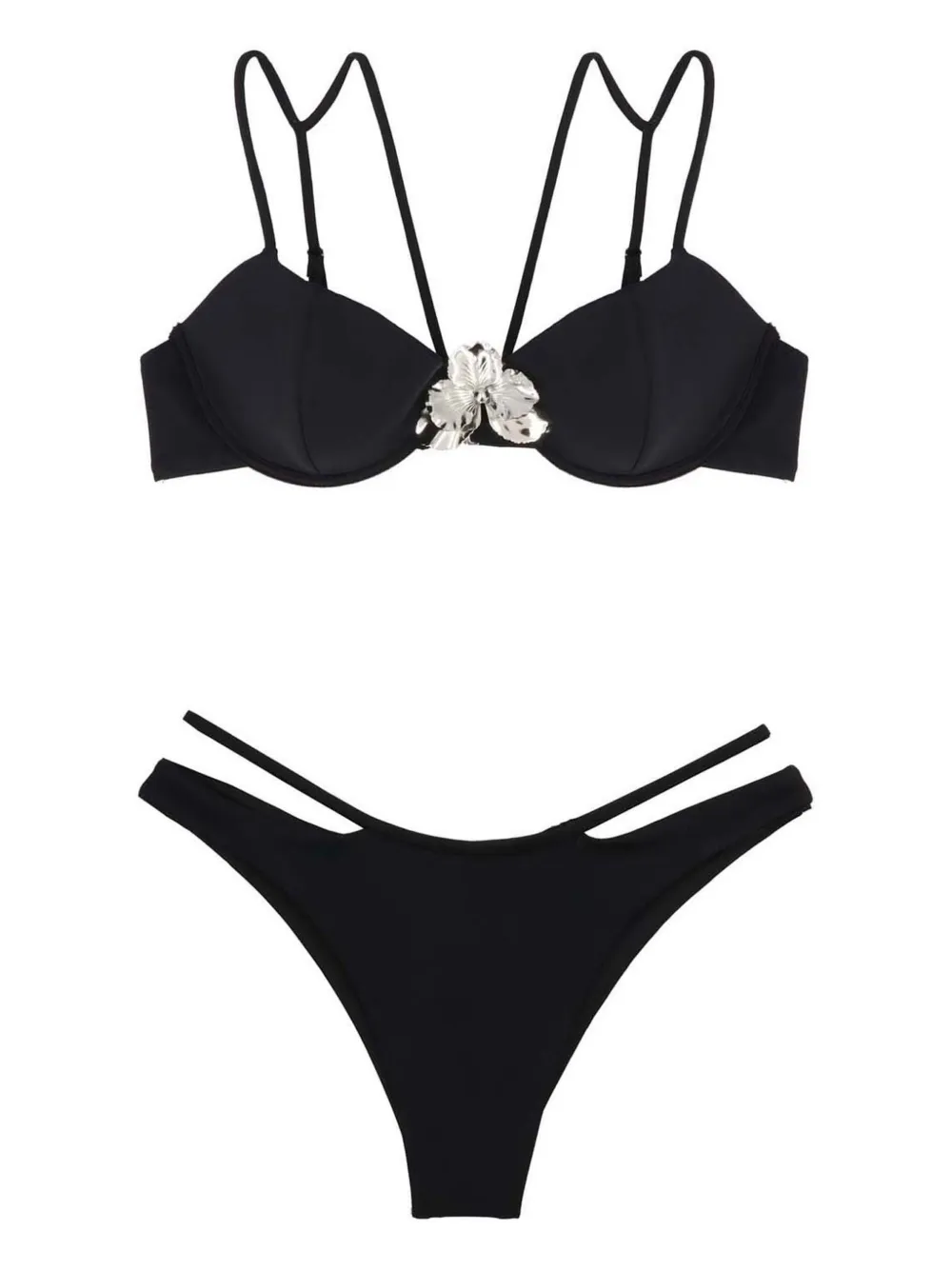 David Koma Double Straps Bikini Smart Closet