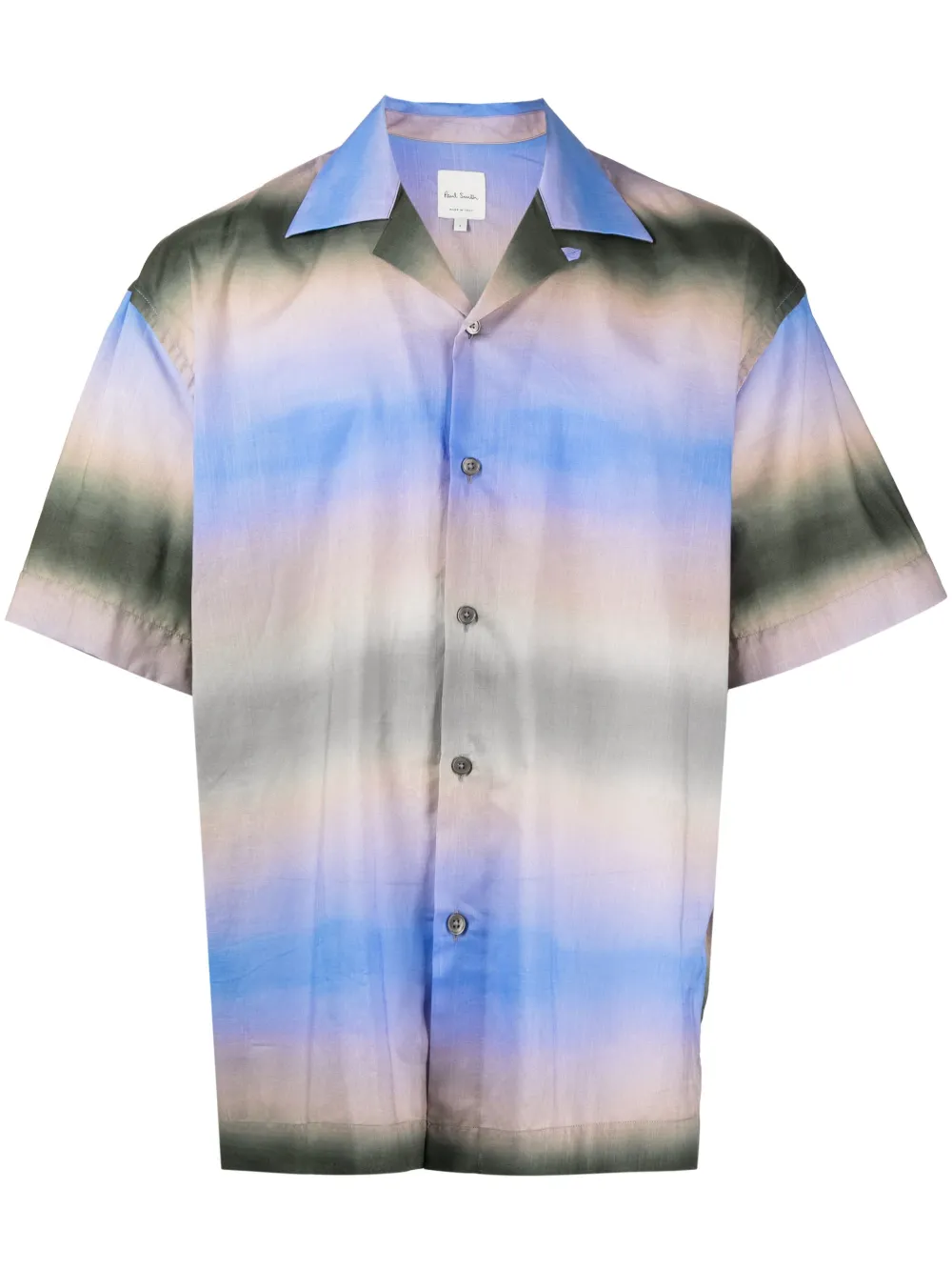 Paul Smith Stripe Print Short Sleeved Shirt Farfetch