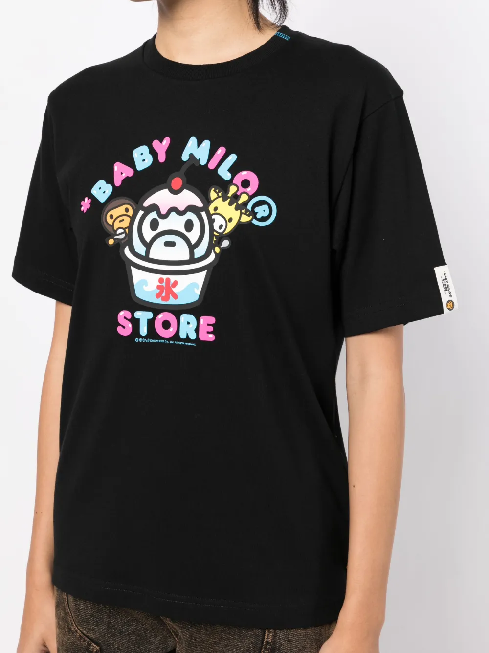 BABY MILO STORE BY A BATHING APE Graphic Print Cotton T Shirt