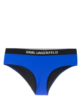 Karl Lagerfeld Logo Waistband Bikini Farfetch