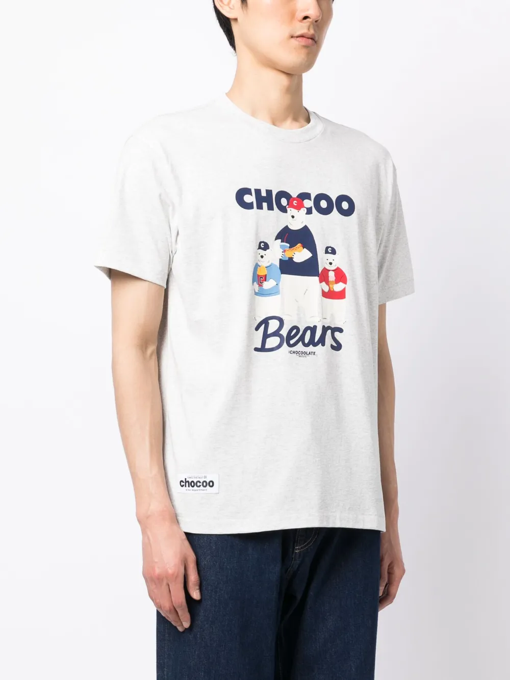 Chocoolate Graphic Print Cotton T Shirt Farfetch