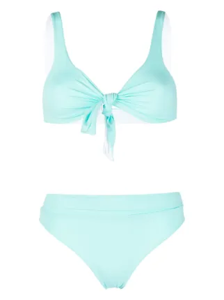 Fisico Front Tie Bikini Set Farfetch