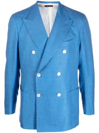 Brioni Double Breasted Blazer Farfetch