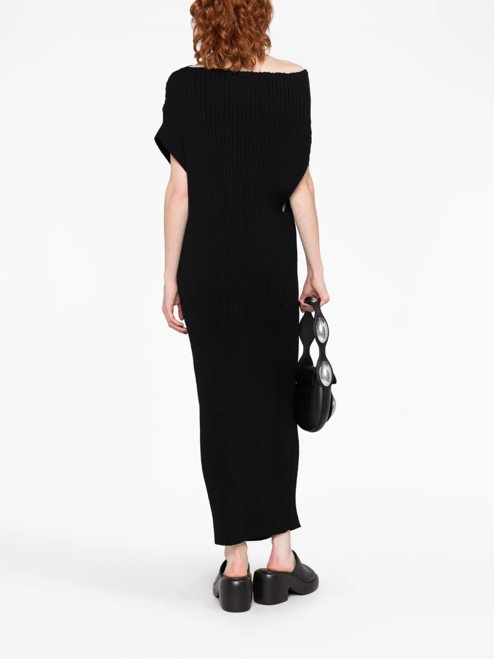 Issey Miyake Nude Knitted Maxi Dress Farfetch