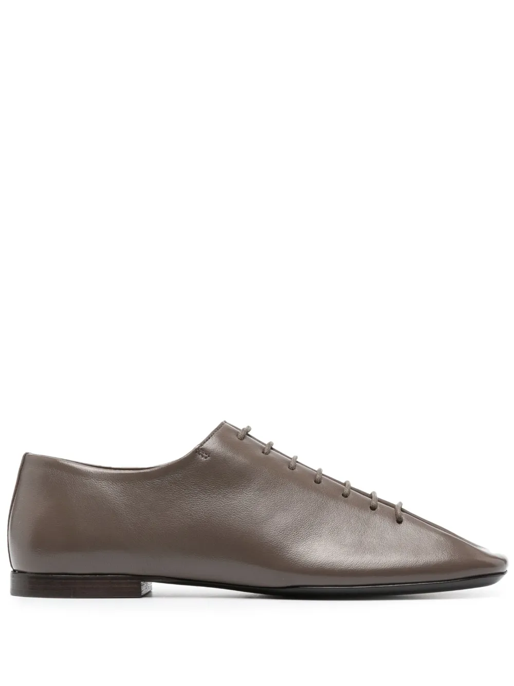 Lemaire Square Toe Leather Derby Shoes Farfetch