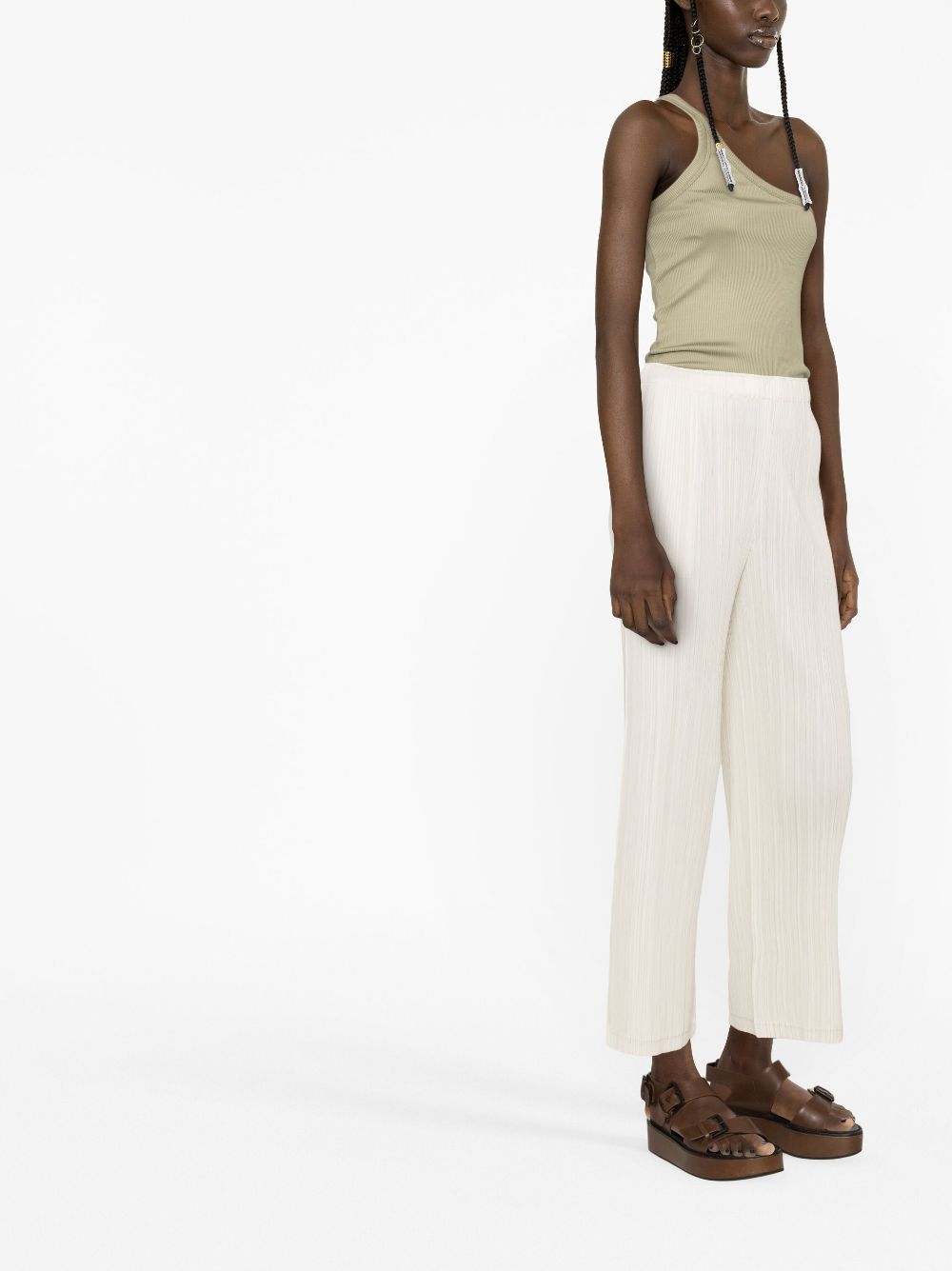 Pleats Please Issey Miyake Thicker Bottoms Pleated Trousers Farfetch