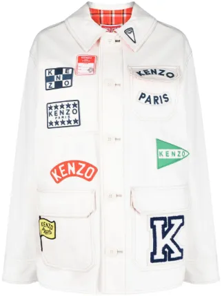 Kenzo Sailor Logo Appliqu Jacket Farfetch