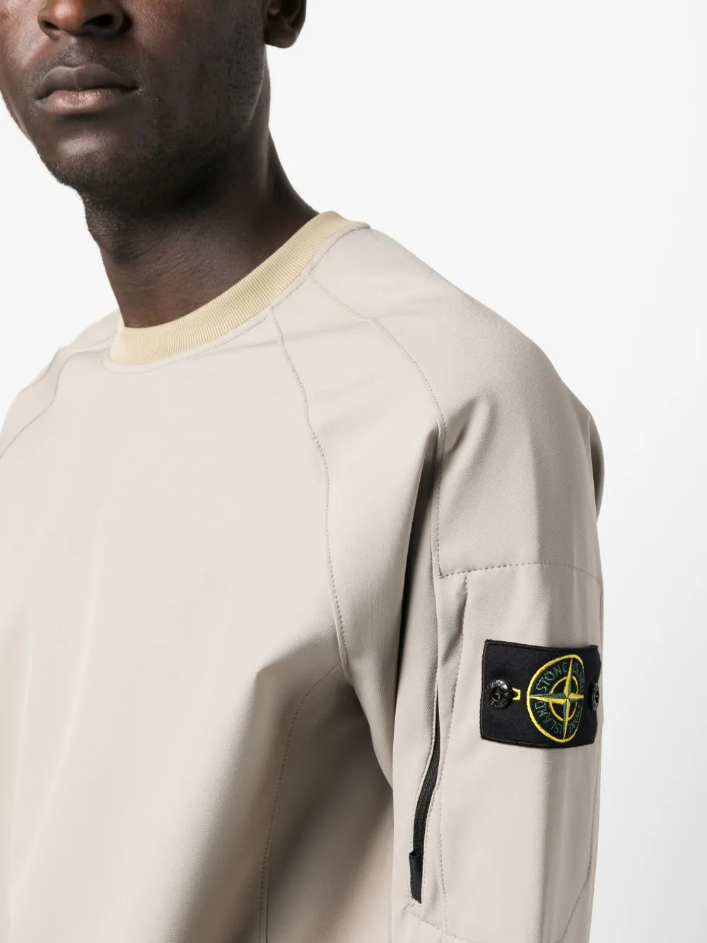 Stone Island Sweatshirt Mit Kompass Farfetch