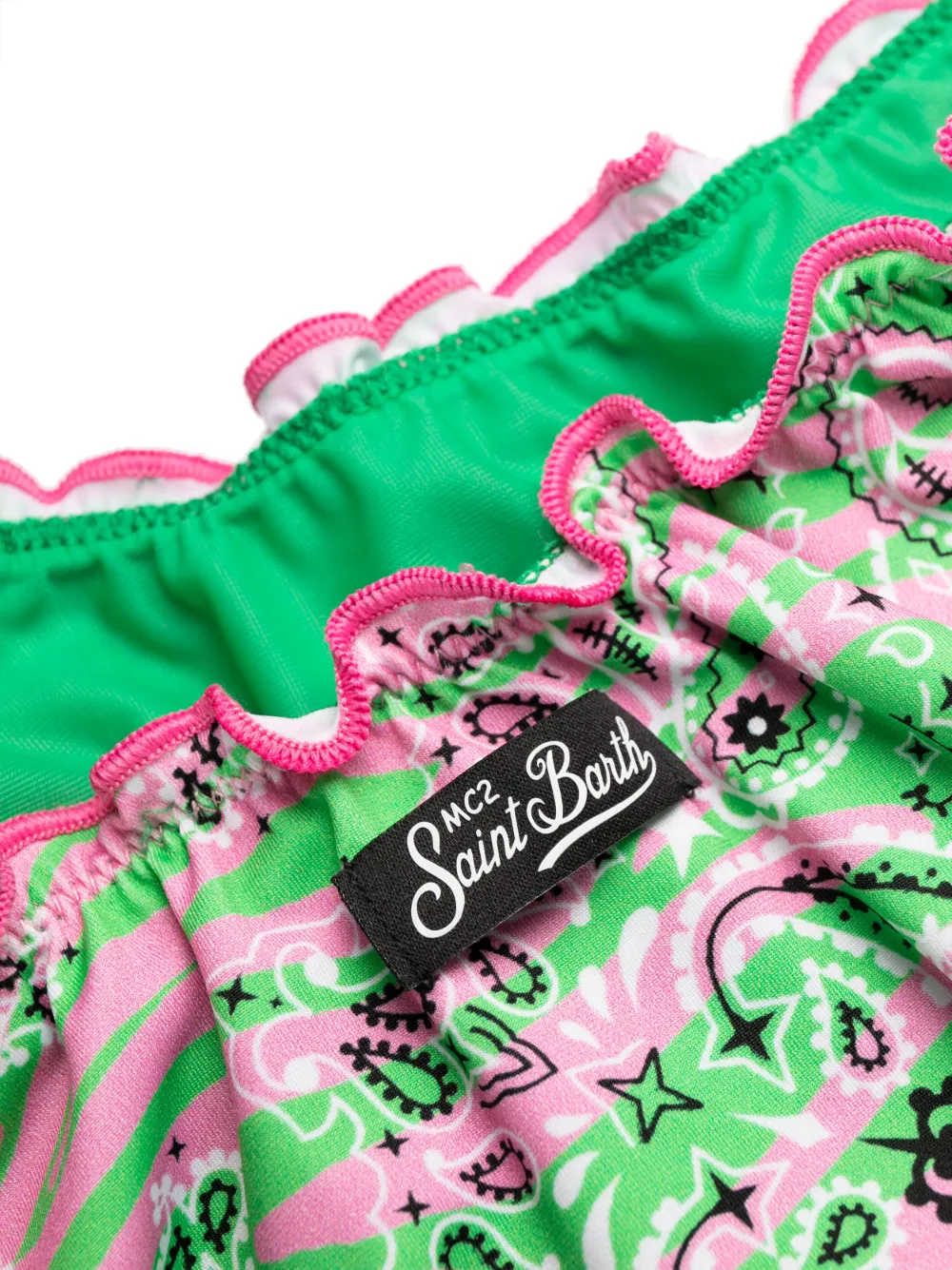 MC2 Saint Barth Paisley Print Bikini Bottoms Farfetch