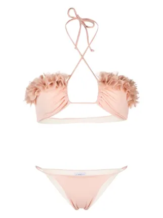 La Reveche Halima Stretch Bikini Set Farfetch