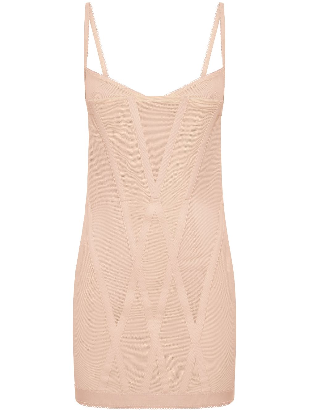 Dion Lee Oblique Mesh Corset Minidress Farfetch