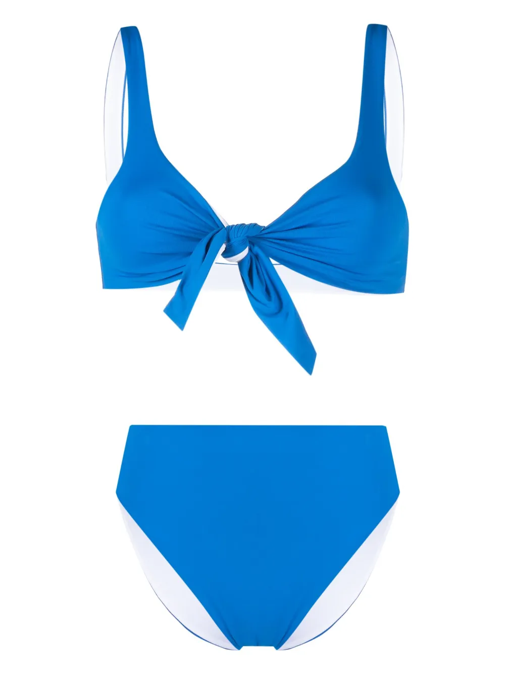 Fisico Reversible Front Tie Bikini Farfetch