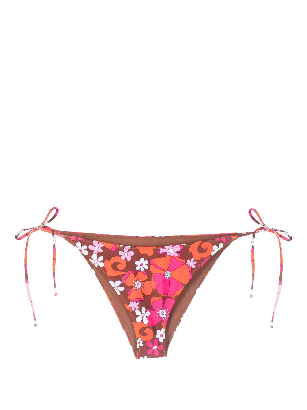 Mc Saint Barth Floral Print Bikini Bottom Farfetch