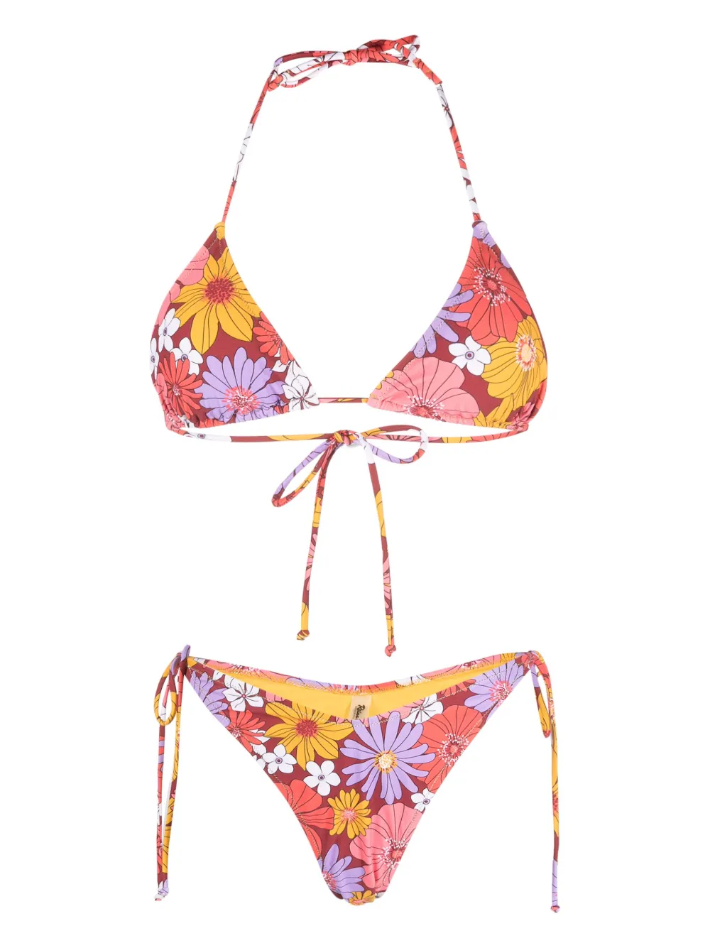 Reina Olga Susan Halterneck Bikini Farfetch