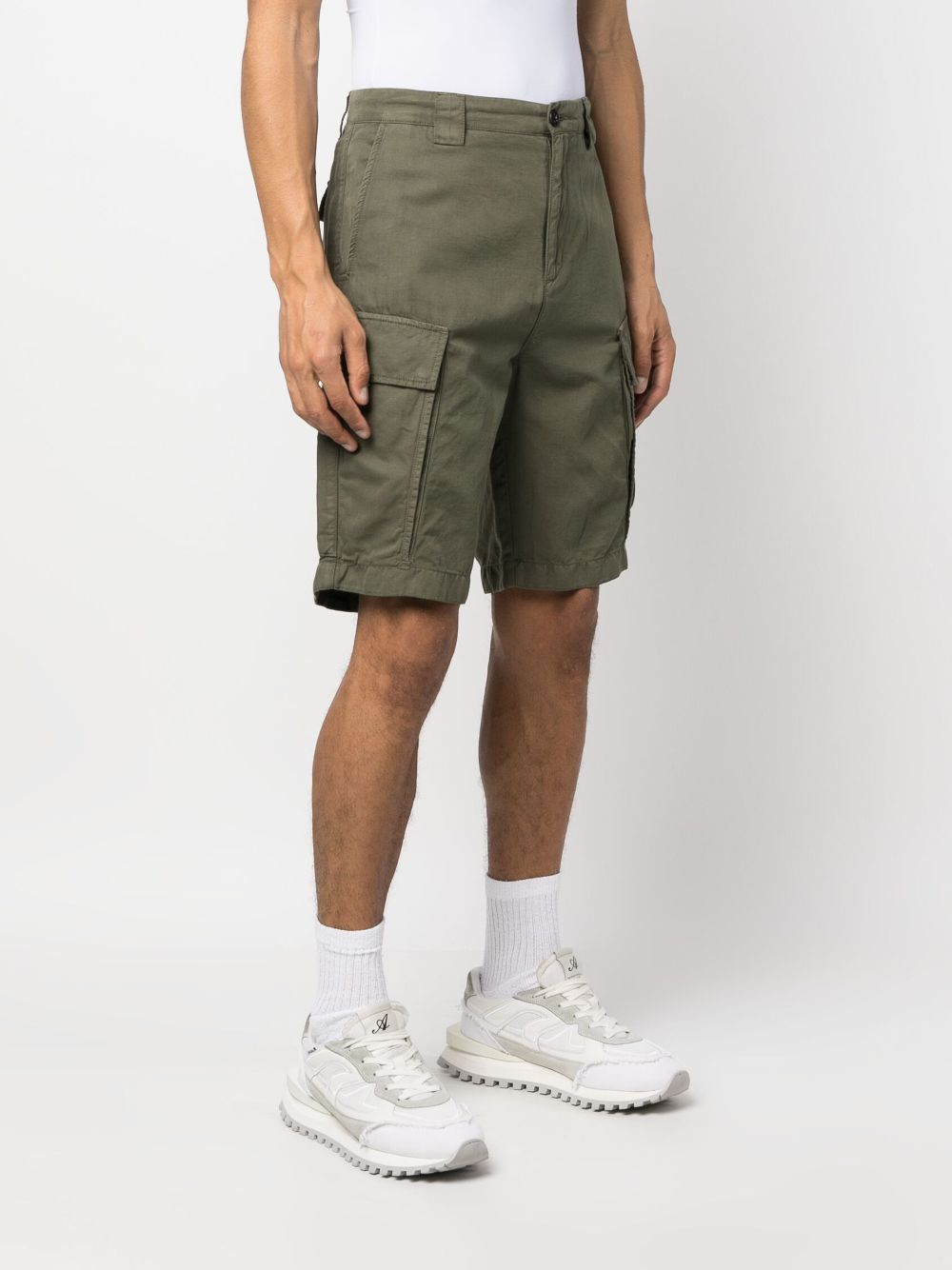 C P Company Knee Length Cargo Shorts Farfetch