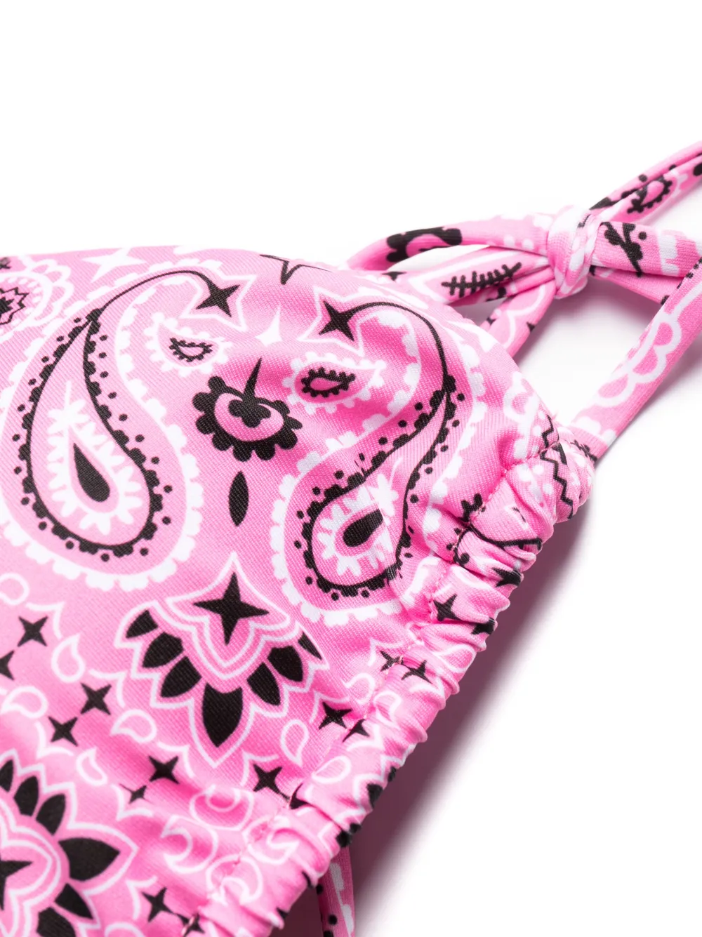 MC2 Saint Barth Leah Paisley Print Bikini Top Farfetch