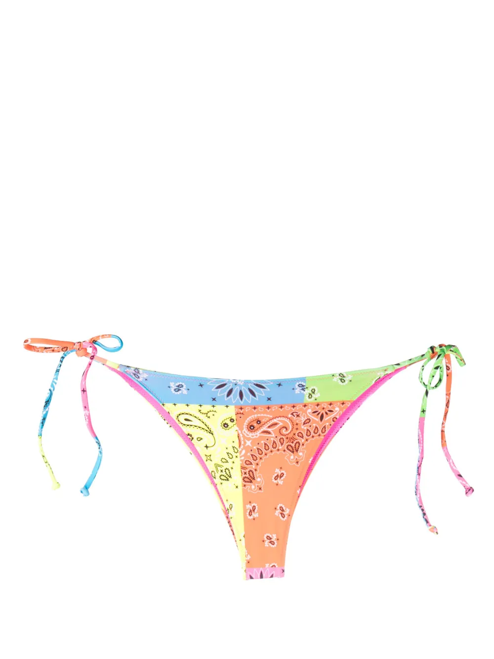 MC2 Saint Barth Marielle Bandana Print Bikini Bottoms Farfetch