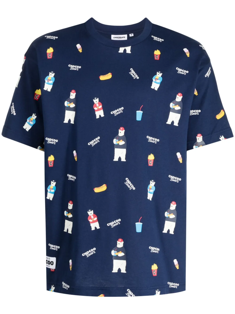 Chocoolate Graphic Print Cotton T Shirt Farfetch