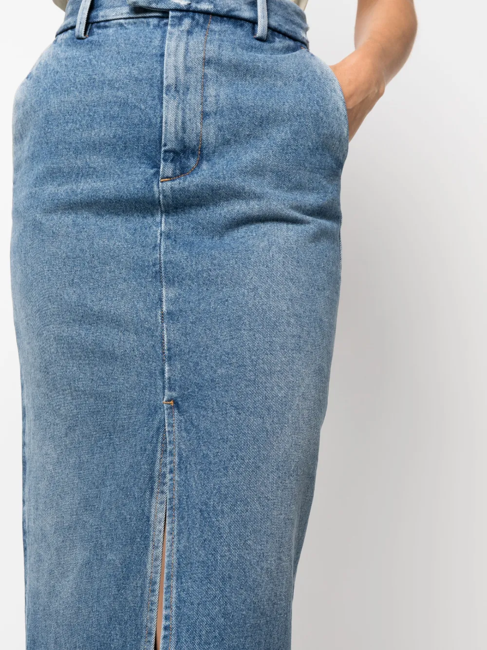 ARMARIUM Pencil Denim Skirt Farfetch