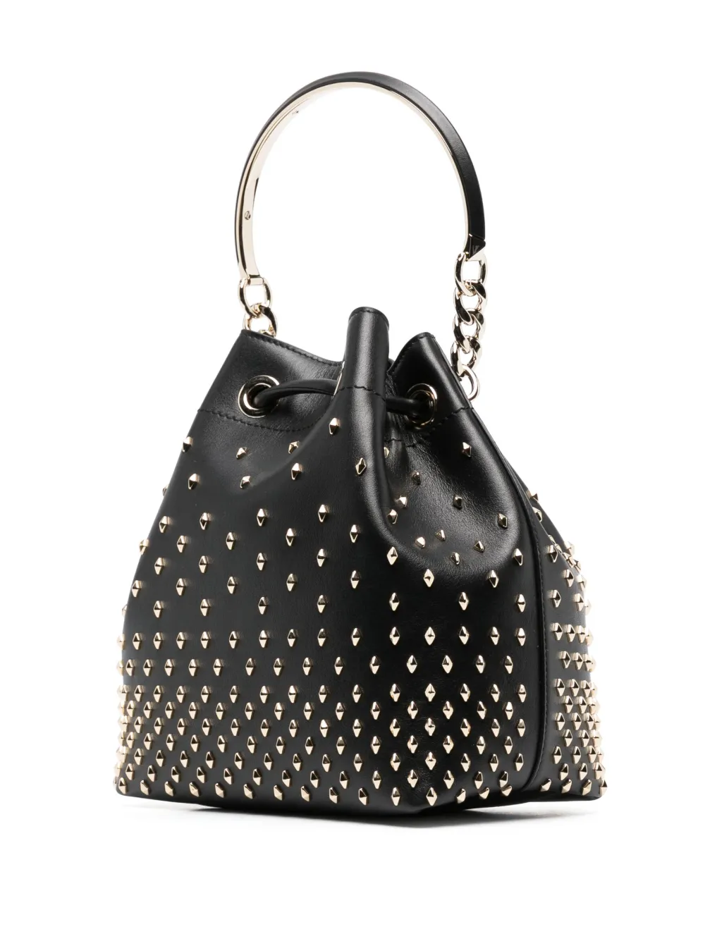 Jimmy Choo Bon Bon S Leather Bucket Bag Farfetch