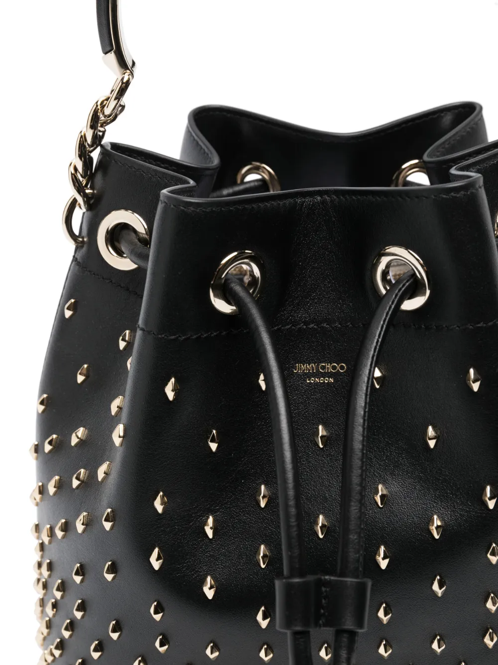 Jimmy Choo Bon Bon S Leather Bucket Bag Farfetch