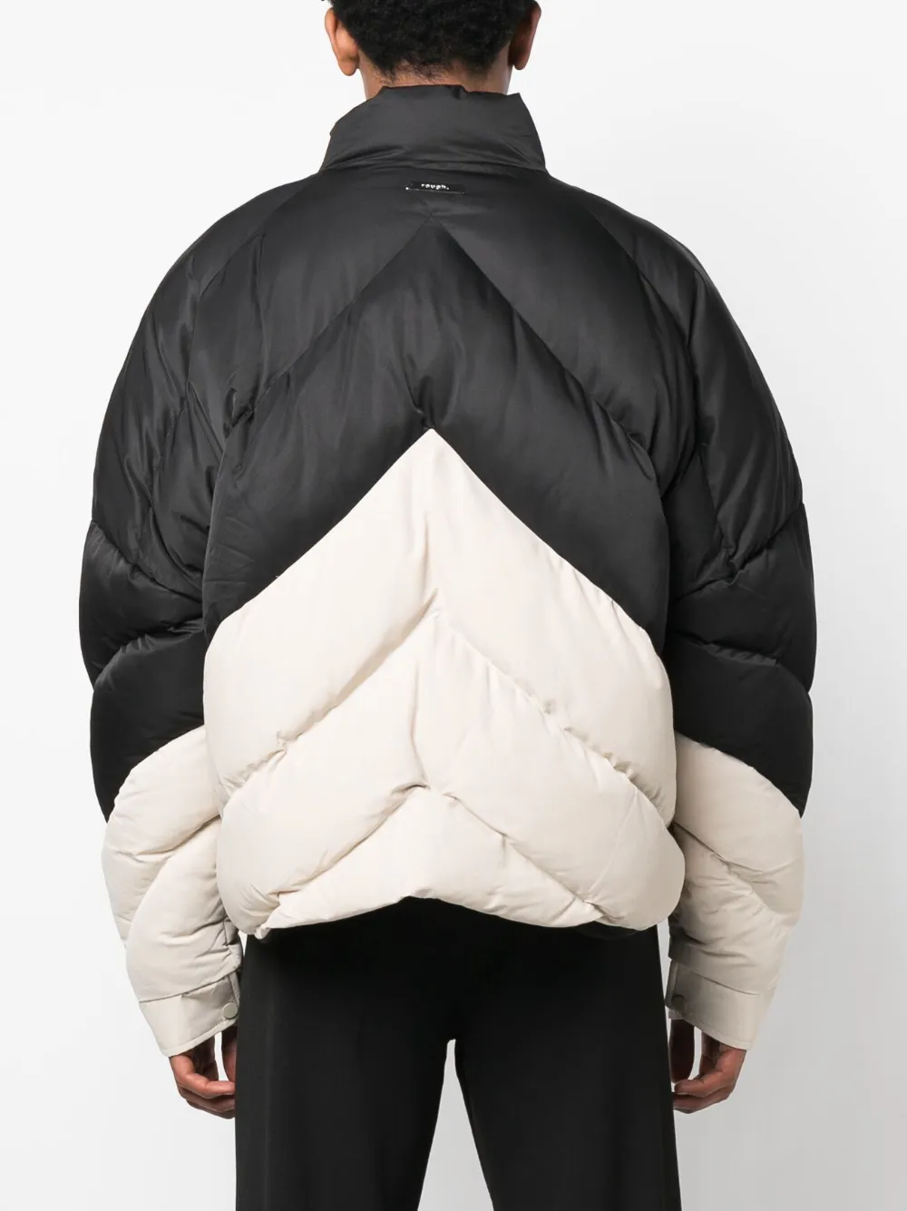 Rough Zip Up Padded Jacket Farfetch