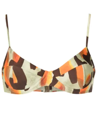 Lenny Niemeyer Caju Underwire Cup Bikini Top Farfetch