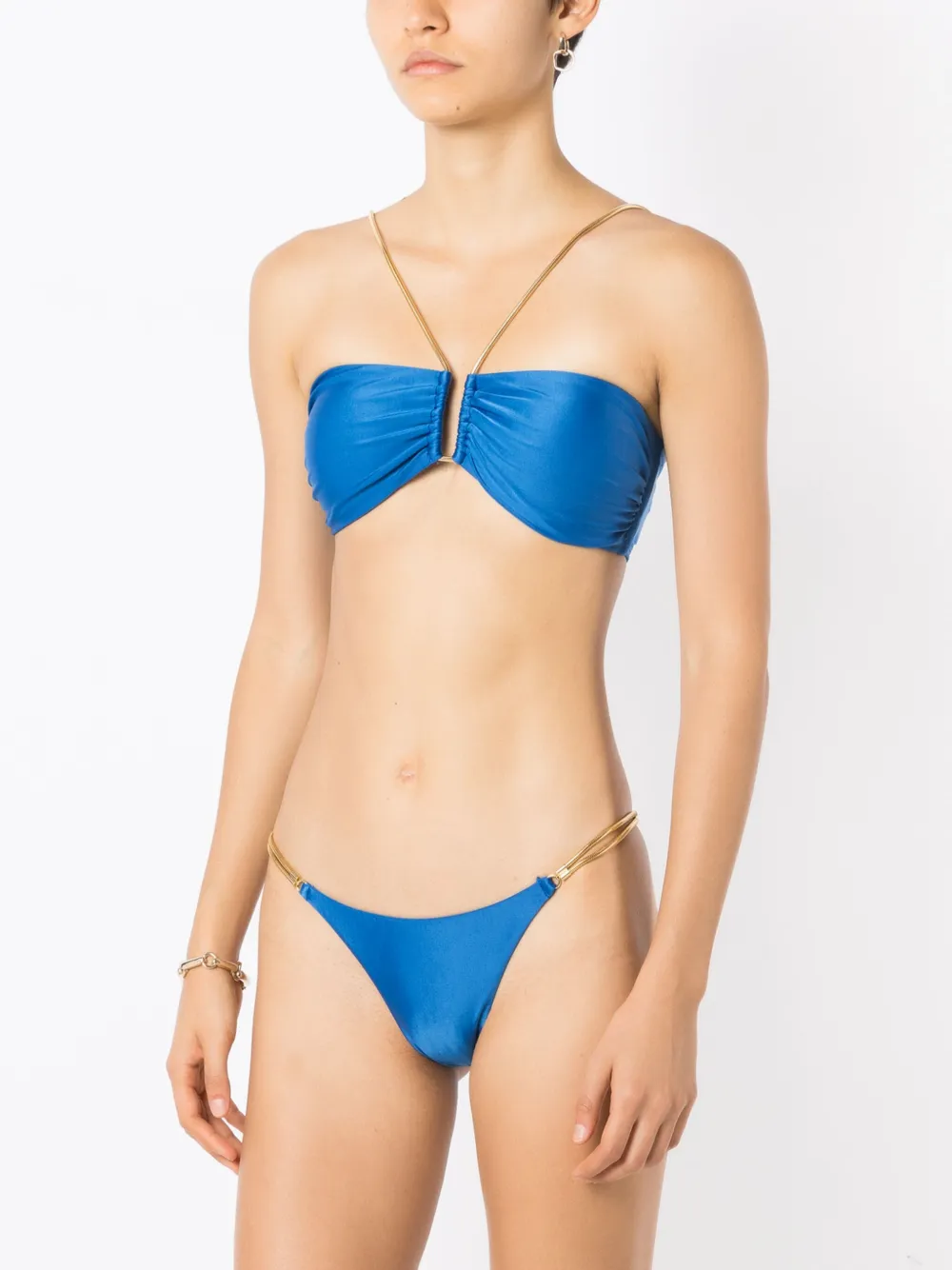 Lenny Niemeyer Chain Link Thin Straps Bikini Bottoms Farfetch