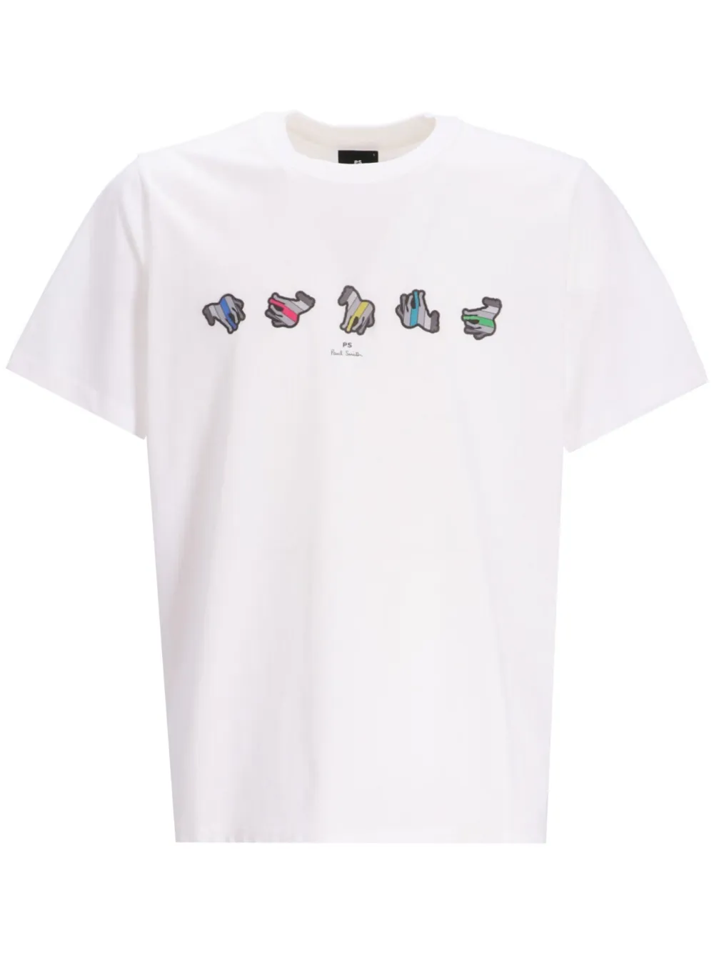 PS Paul Smith Graphic Print Organic Cotton T Shirt Farfetch