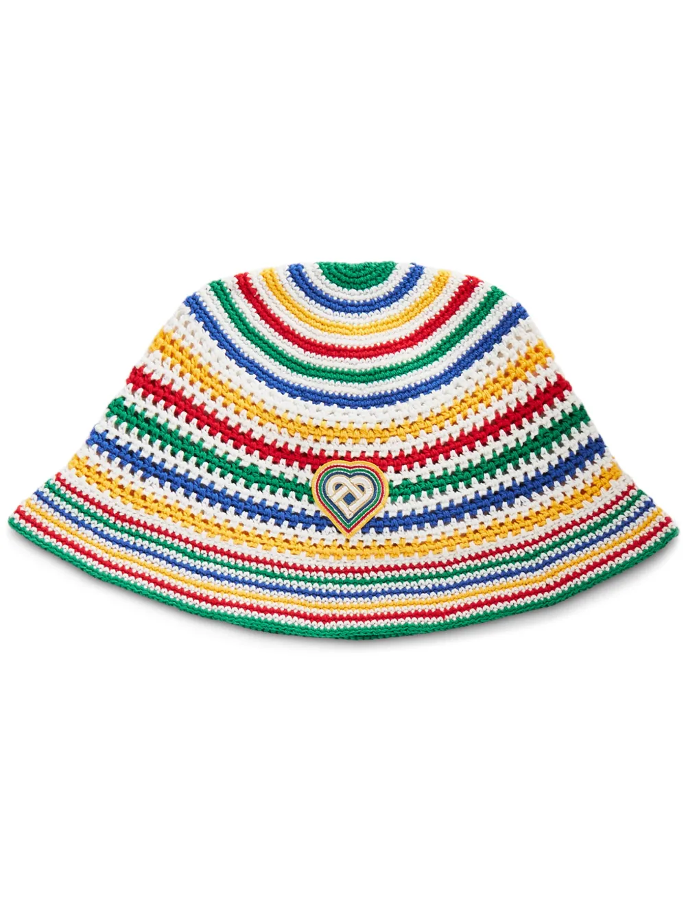 Casablanca Logo Patch Cotton Bucket Hat Farfetch