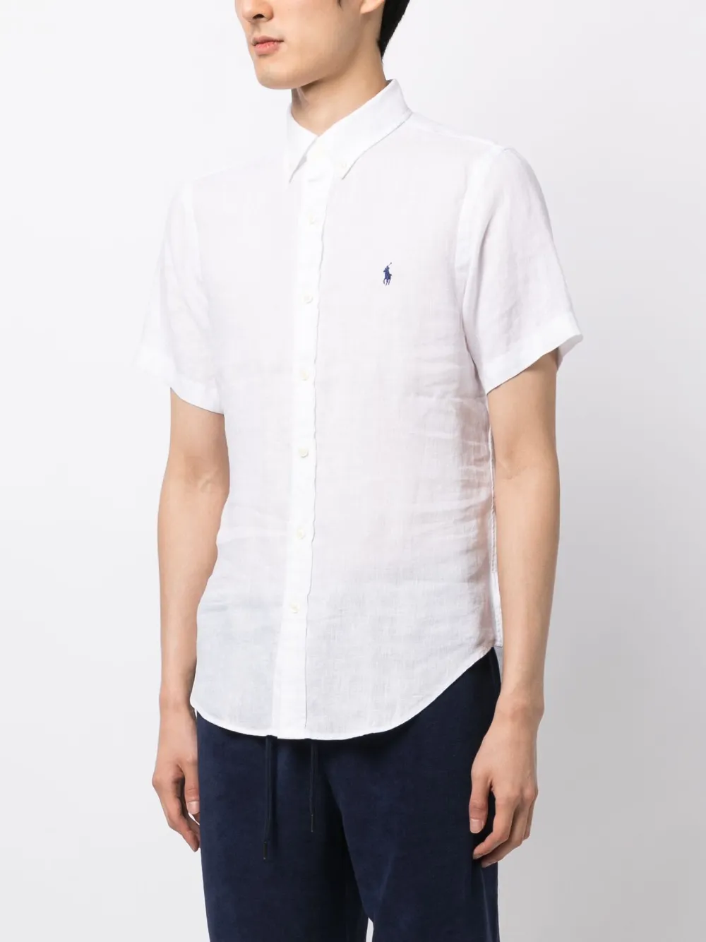 Polo Ralph Lauren Polo Pony Linen Shirt Farfetch